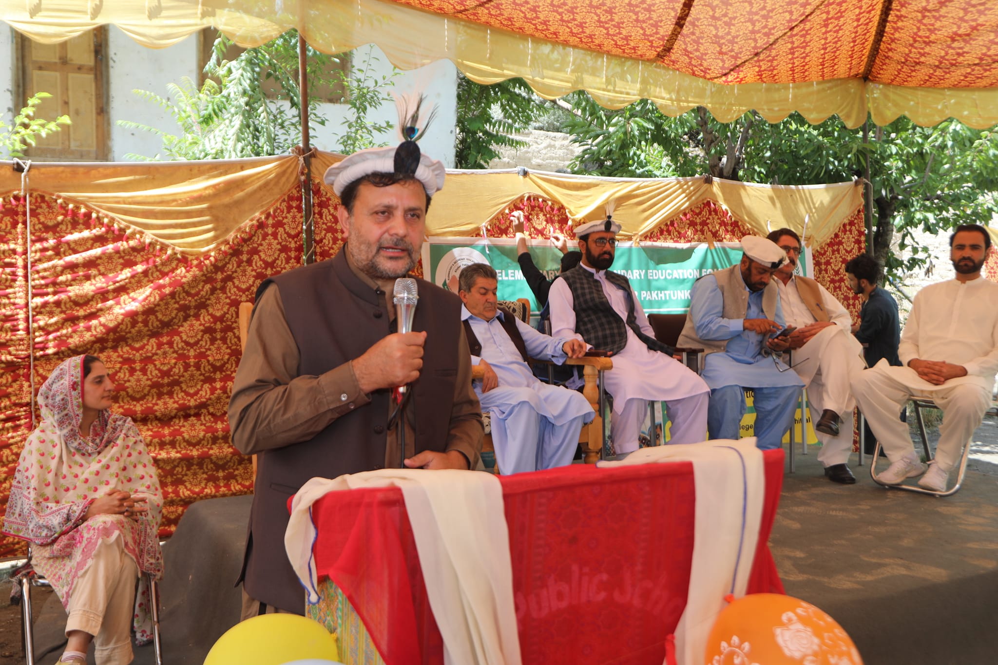Inauguration ceremony of NSI School Sayurg School & College Awi Chitral Upper under the umbrella of ESEF