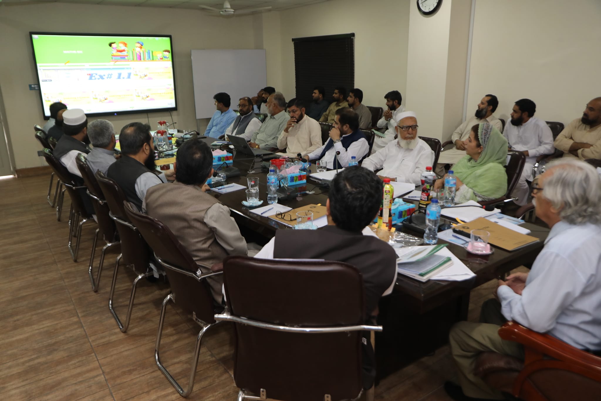 The Minister for E&SE and Higher Education Prof Dr Muhammad Qasim Jan visited the ESEF Khyber Pakhtunkhwa Head Office on dated:04-Oct-2023