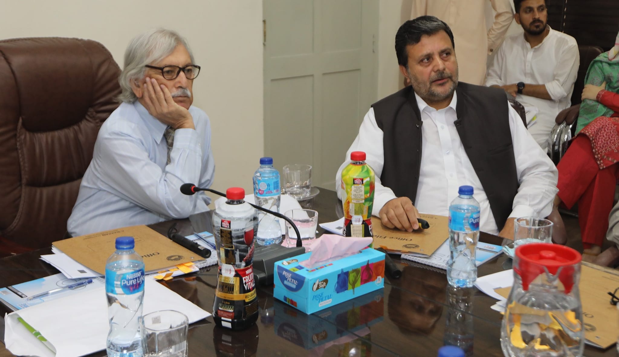 The Minister for E&SE and Higher Education Prof Dr Muhammad Qasim Jan visited the ESEF Khyber Pakhtunkhwa Head Office