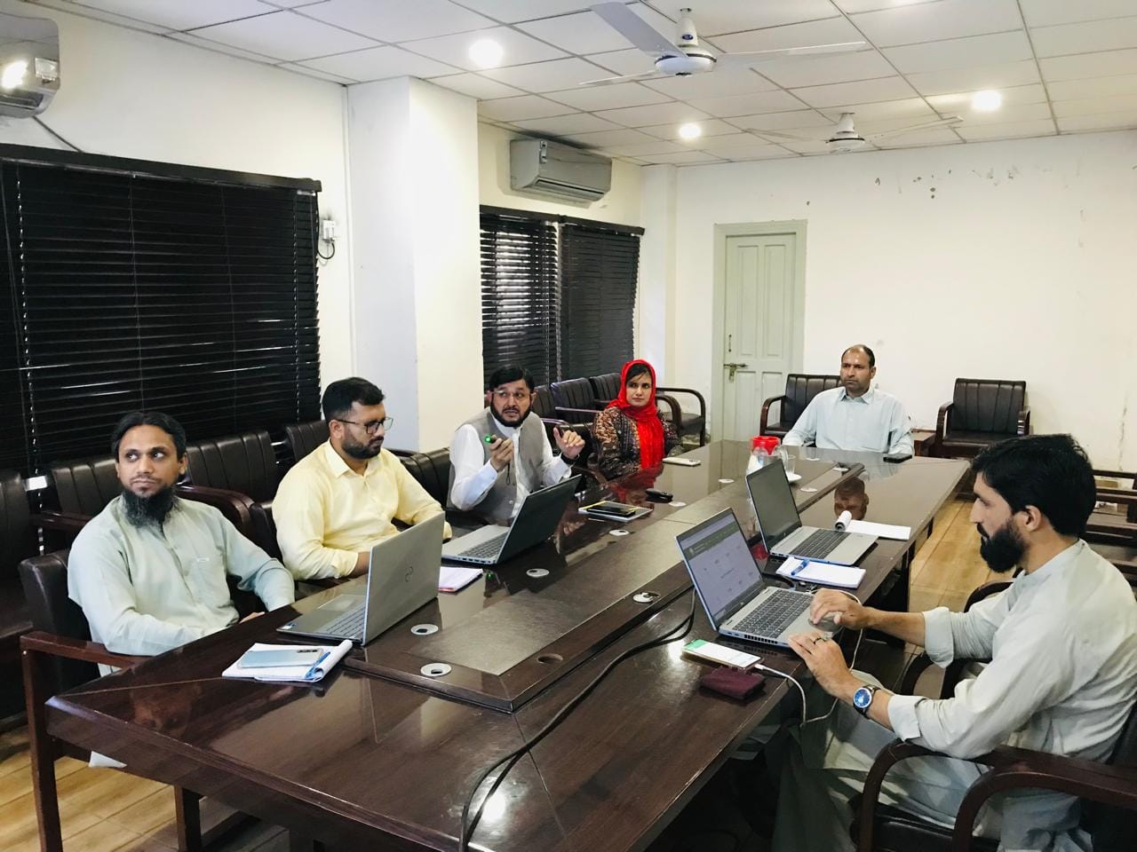 Meeting on e-Governance.