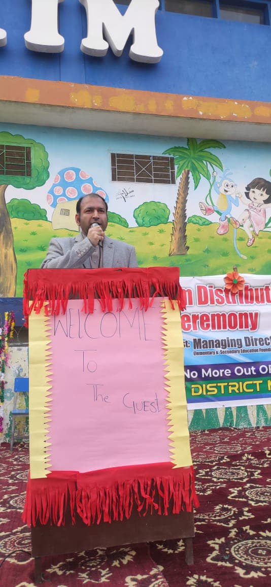 MD( ESEF - KP ) distributed free uniforms among students of community schools of District Malakand