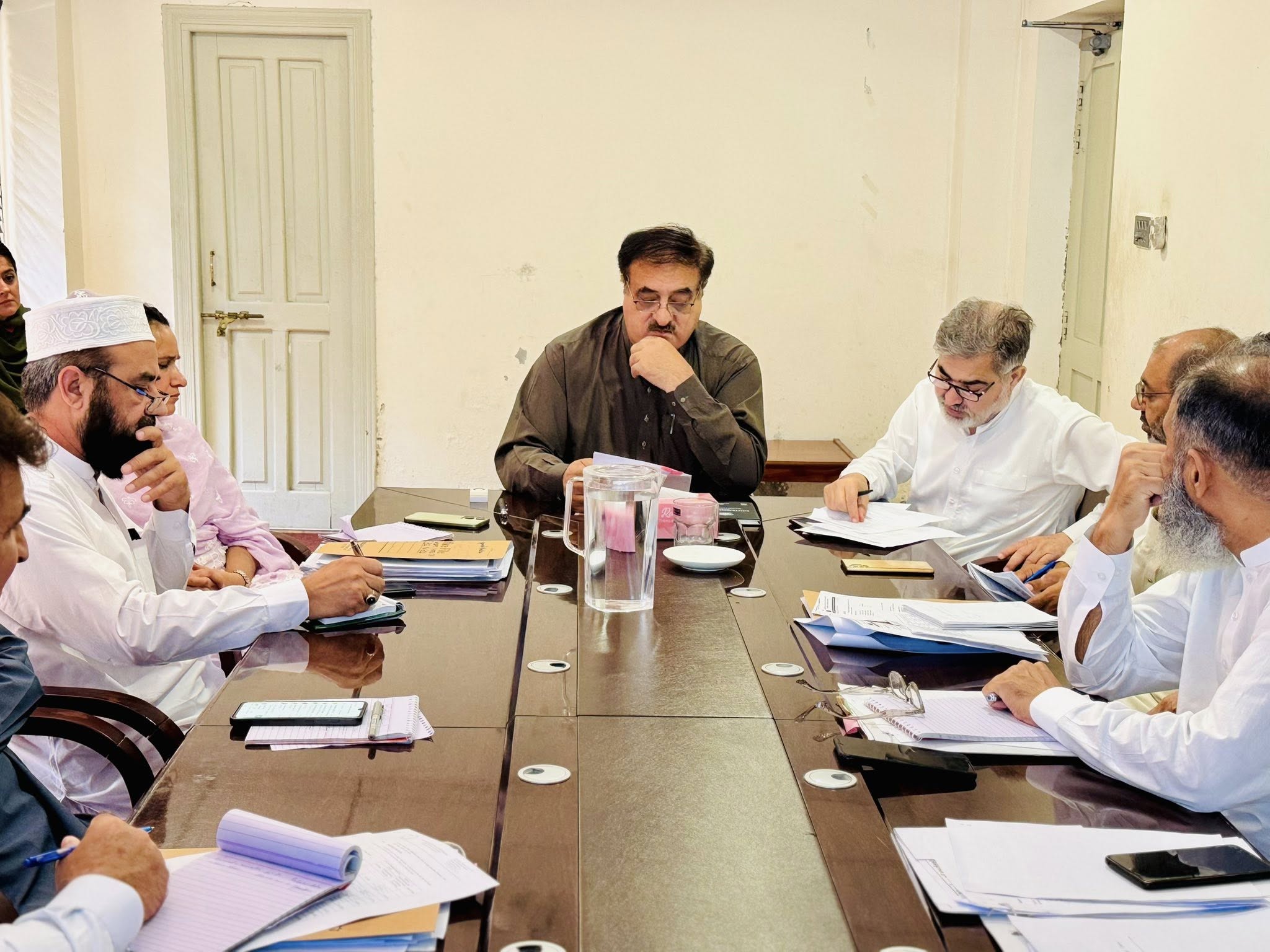 A senior management meeting of the  (ESEF) was held under the chairmanship of the Managing Director.