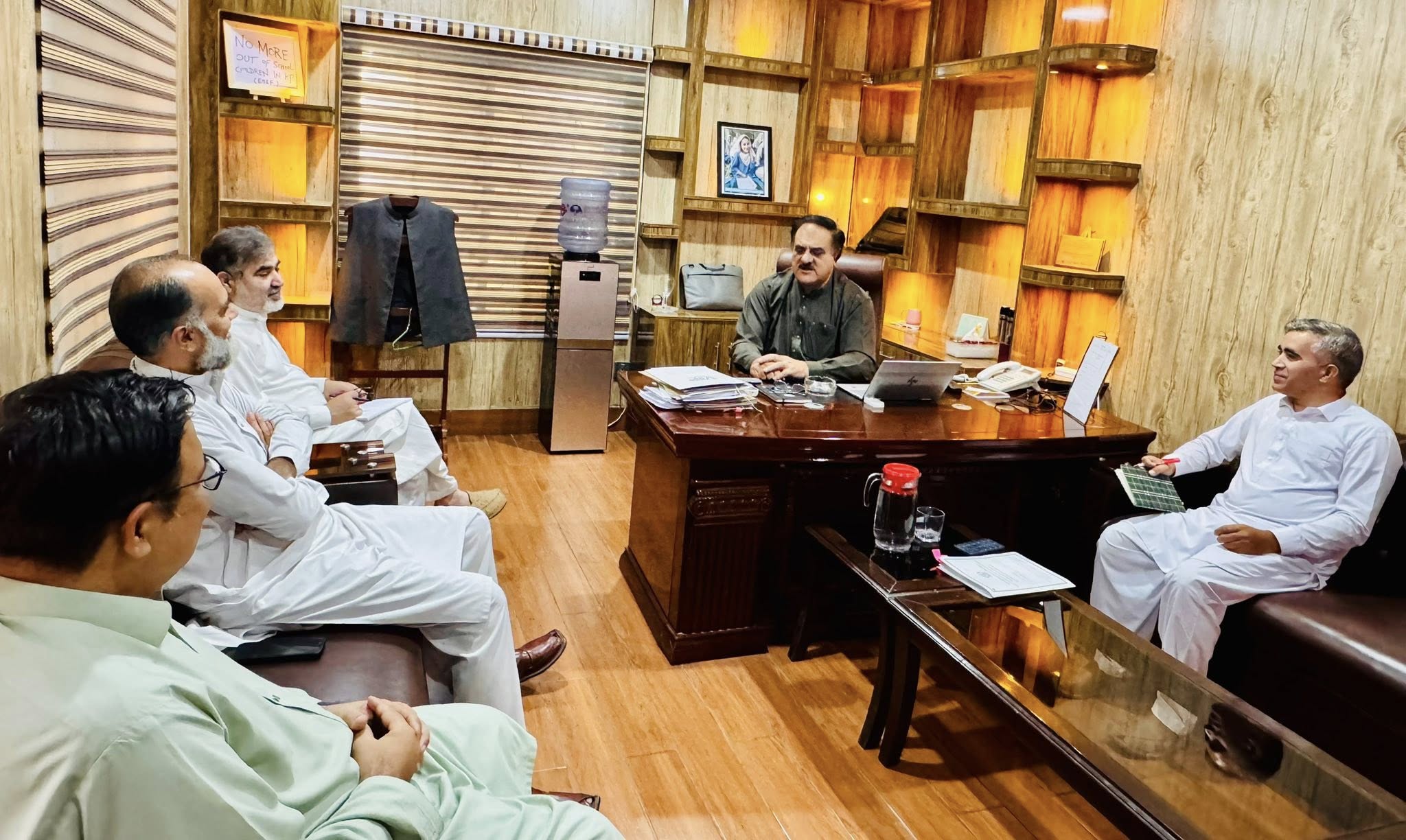 Director Operations NCHD Meets MD ESEF to Discuss Ongoing Projects and Future Collaboration.