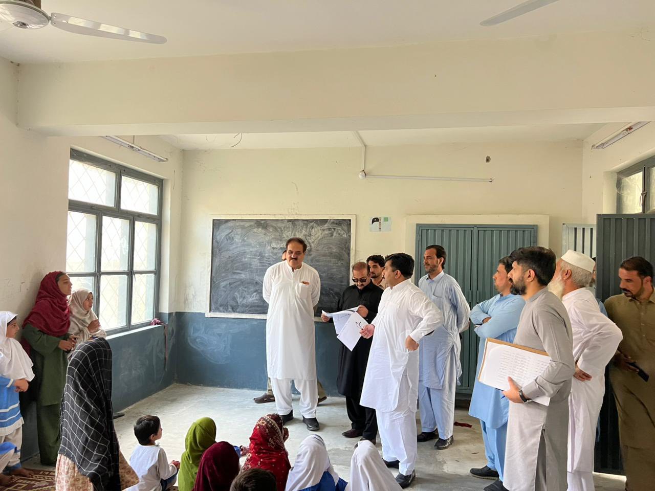 Secretary E&SED and MD ESEF Visit Outsourced Schools in Swat and Shangla to Review Education Standards